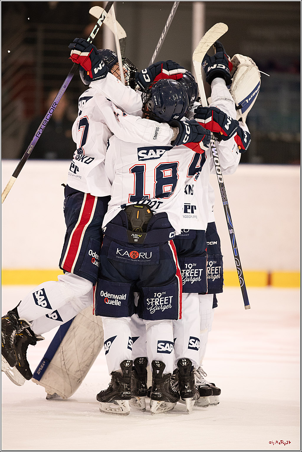 4. Finale Spiel U17 Kölner Junghaie - Jungadler Mannheim 1:5, 21.04.2024