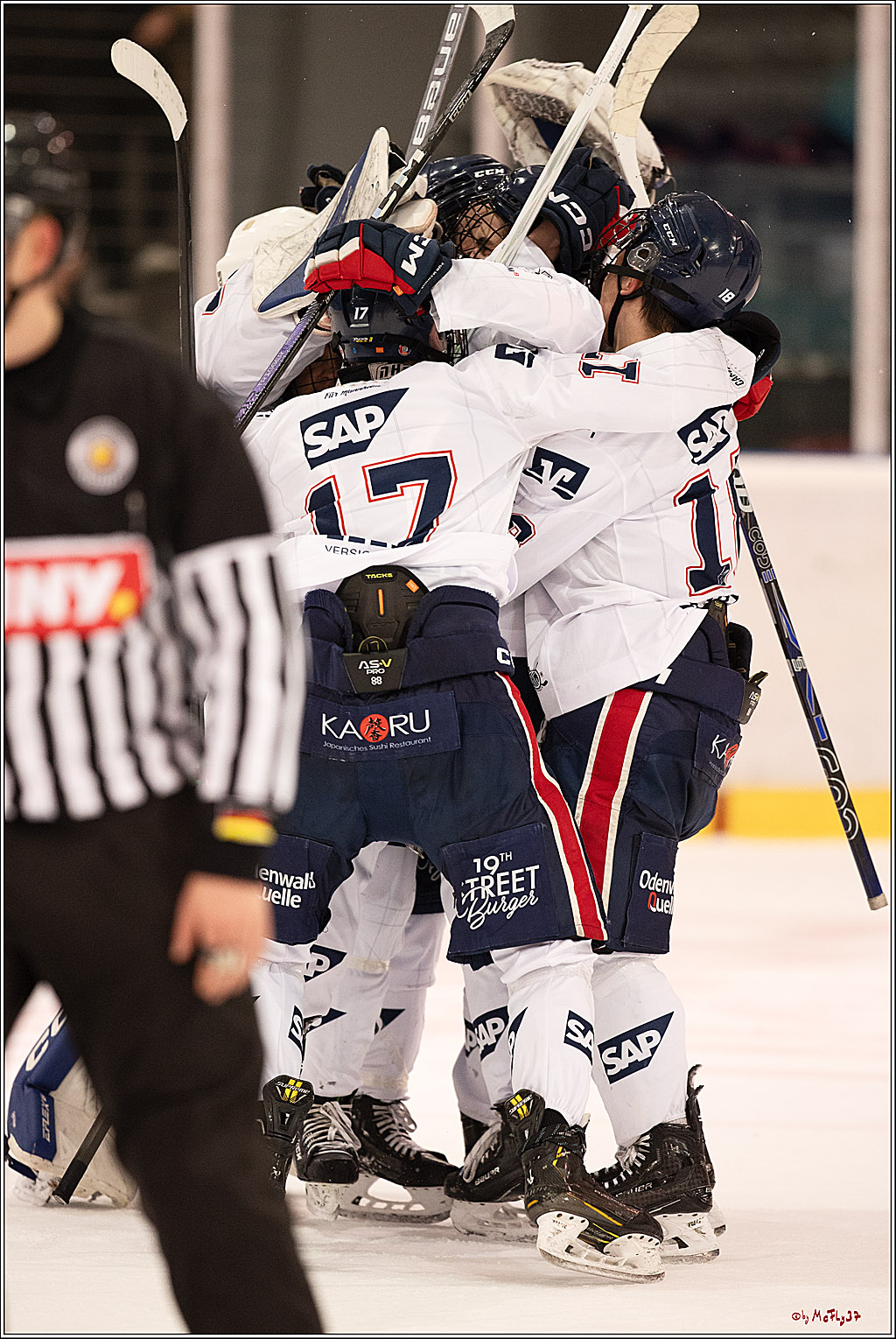 4. Finale Spiel U17 Kölner Junghaie - Jungadler Mannheim 1:5, 21.04.2024