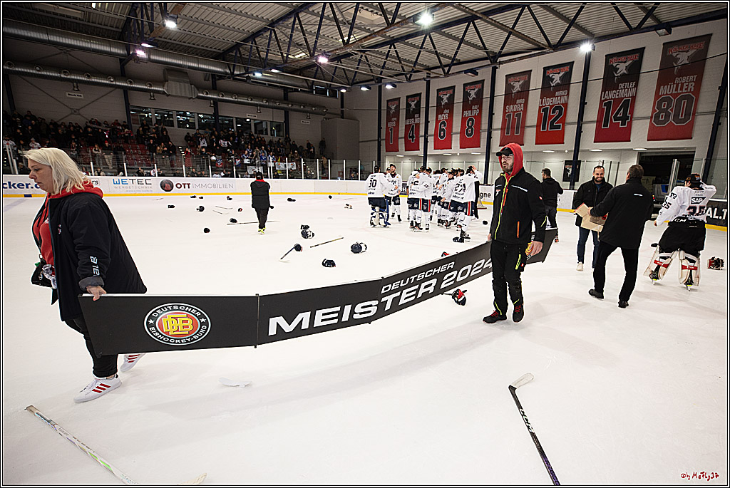 4. Finale Spiel U17 Kölner Junghaie - Jungadler Mannheim 1:5, 21.04.2024