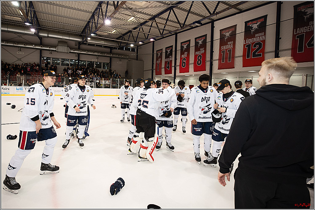 4. Finale Spiel U17 Kölner Junghaie - Jungadler Mannheim 1:5, 21.04.2024