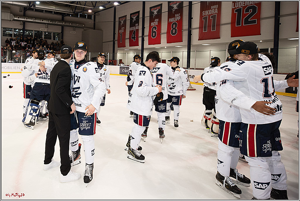 4. Finale Spiel U17 Kölner Junghaie - Jungadler Mannheim 1:5, 21.04.2024