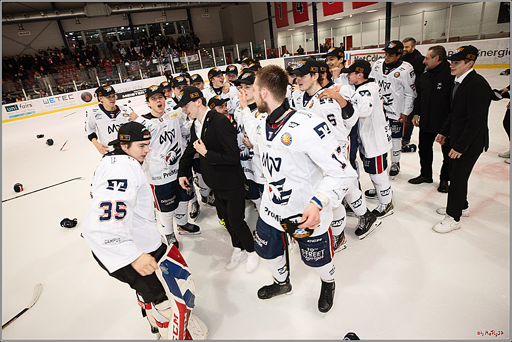 4. Finale Spiel U17 Kölner Junghaie - Jungadler Mannheim 1:5, 21.04.2024