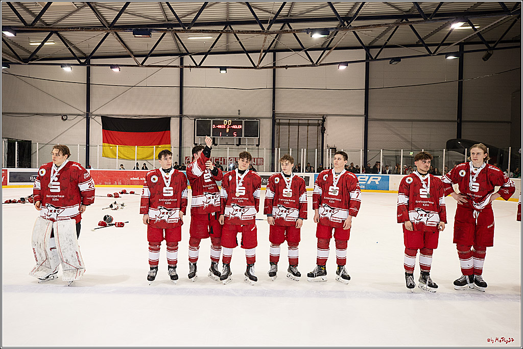 4. Finale Spiel U17 Kölner Junghaie - Jungadler Mannheim 1:5, 21.04.2024