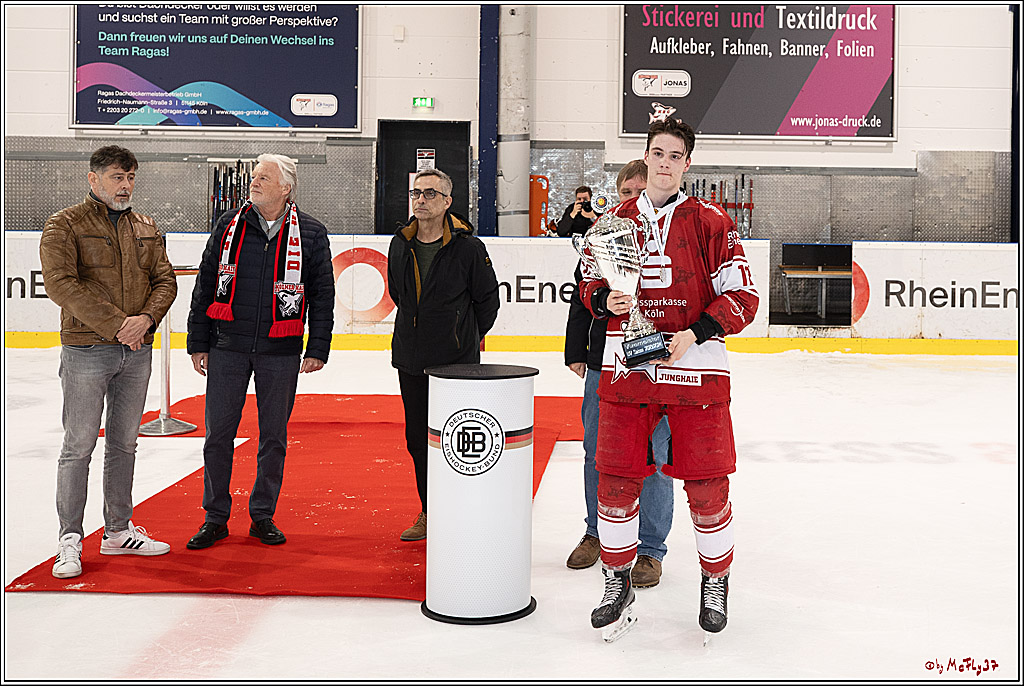 4. Finale Spiel U17 Kölner Junghaie - Jungadler Mannheim 1:5, 21.04.2024