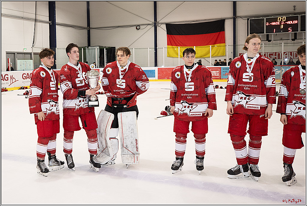 4. Finale Spiel U17 Kölner Junghaie - Jungadler Mannheim 1:5, 21.04.2024