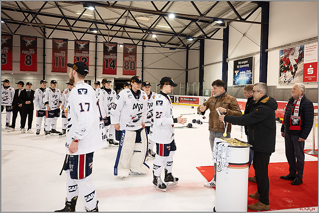 4. Finale Spiel U17 Kölner Junghaie - Jungadler Mannheim 1:5, 21.04.2024