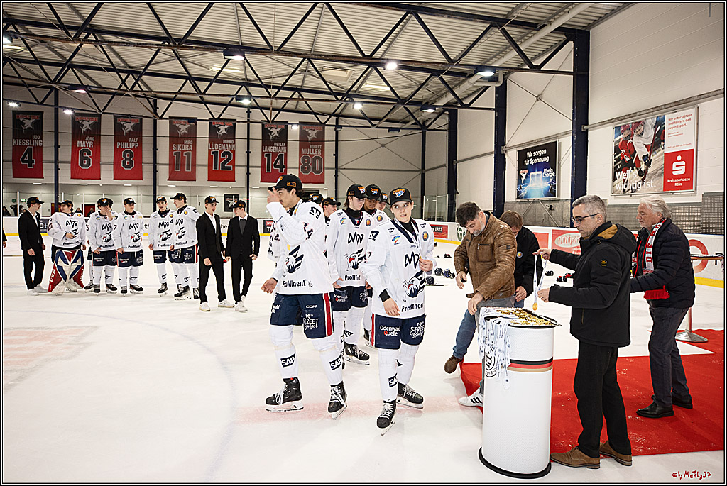 4. Finale Spiel U17 Kölner Junghaie - Jungadler Mannheim 1:5, 21.04.2024