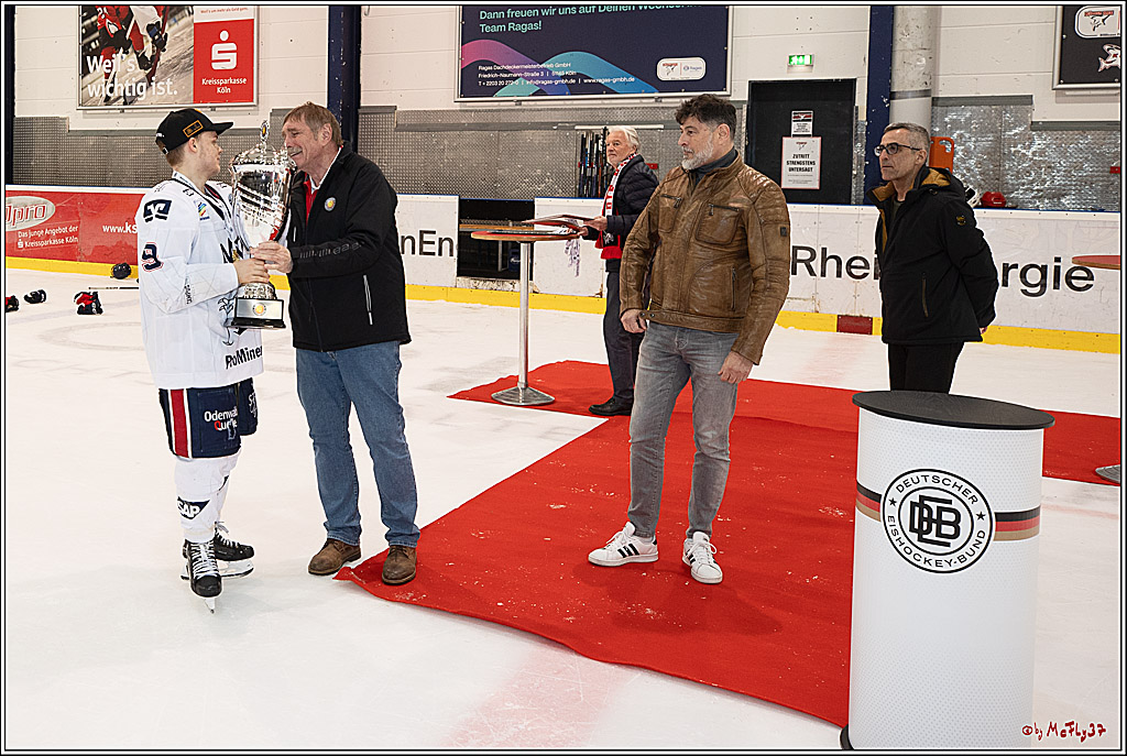 4. Finale Spiel U17 Kölner Junghaie - Jungadler Mannheim 1:5, 21.04.2024