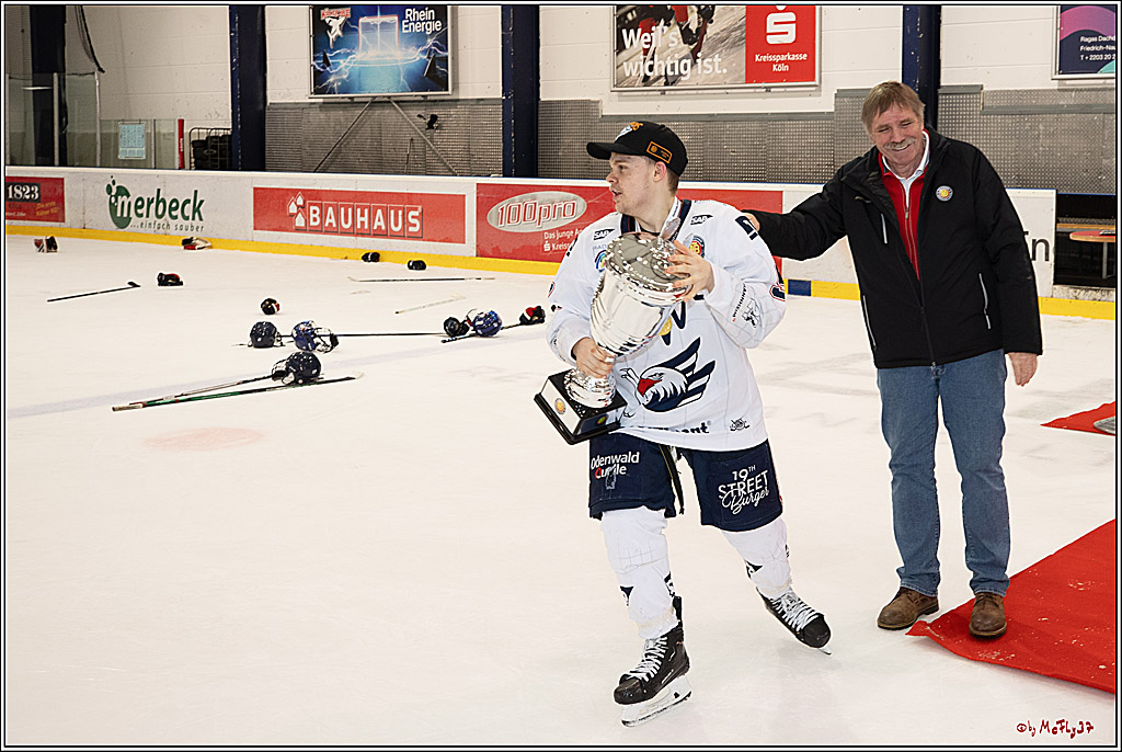 4. Finale Spiel U17 Kölner Junghaie - Jungadler Mannheim 1:5, 21.04.2024