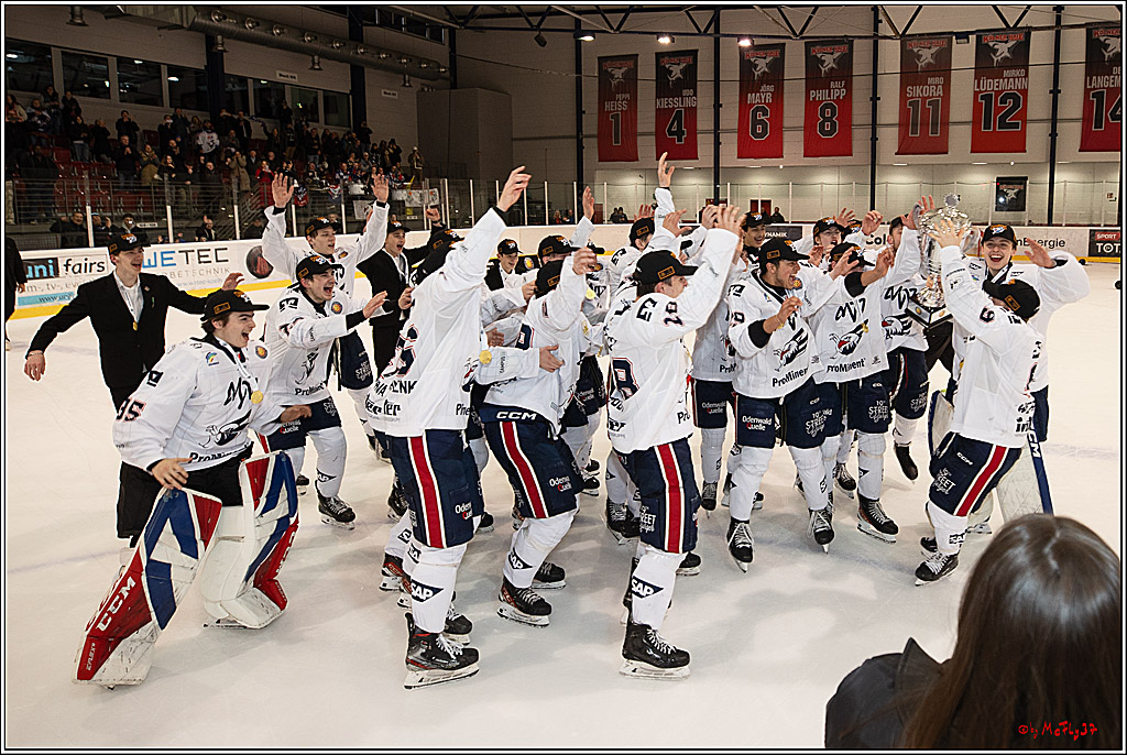 4. Finale Spiel U17 Kölner Junghaie - Jungadler Mannheim 1:5, 21.04.2024