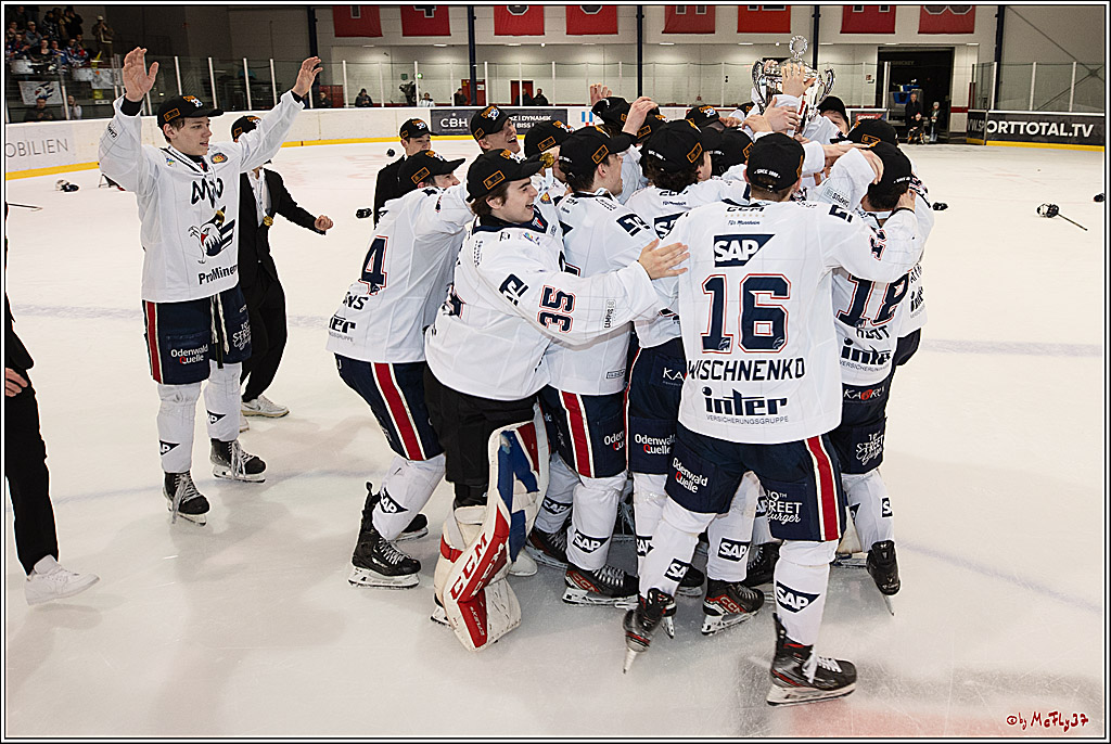 4. Finale Spiel U17 Kölner Junghaie - Jungadler Mannheim 1:5, 21.04.2024