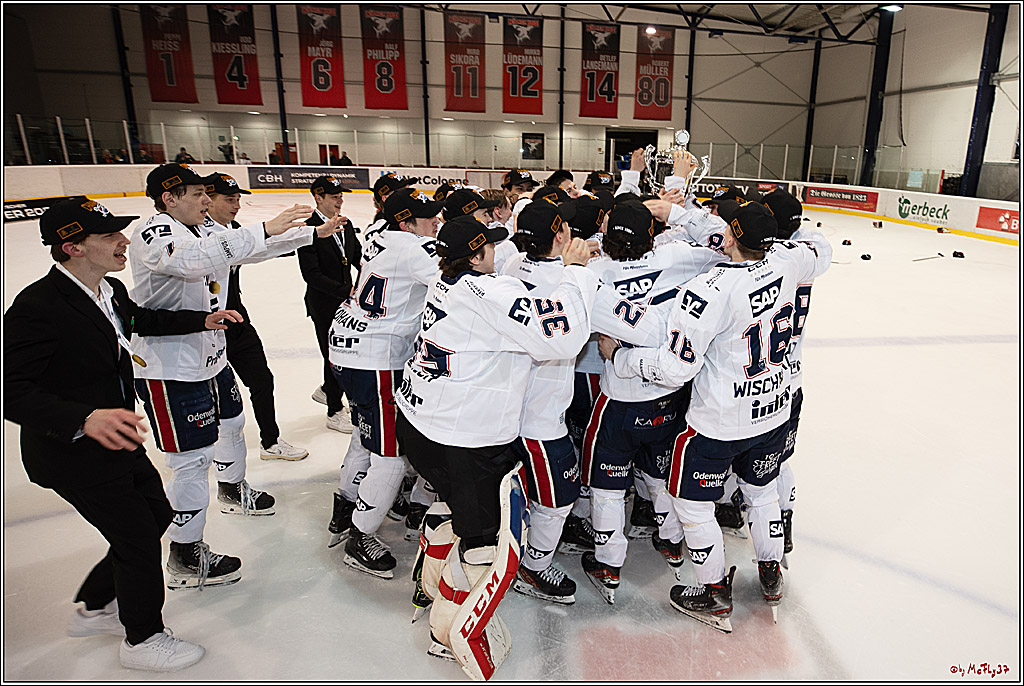 4. Finale Spiel U17 Kölner Junghaie - Jungadler Mannheim 1:5, 21.04.2024
