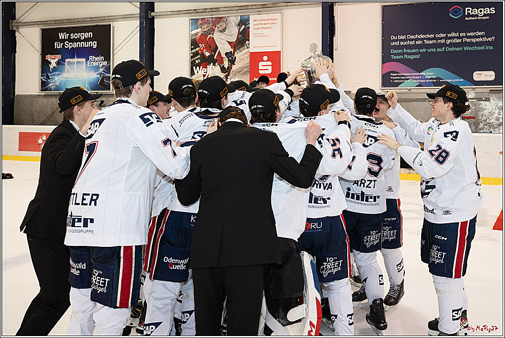 4. Finale Spiel U17 Kölner Junghaie - Jungadler Mannheim 1:5, 21.04.2024