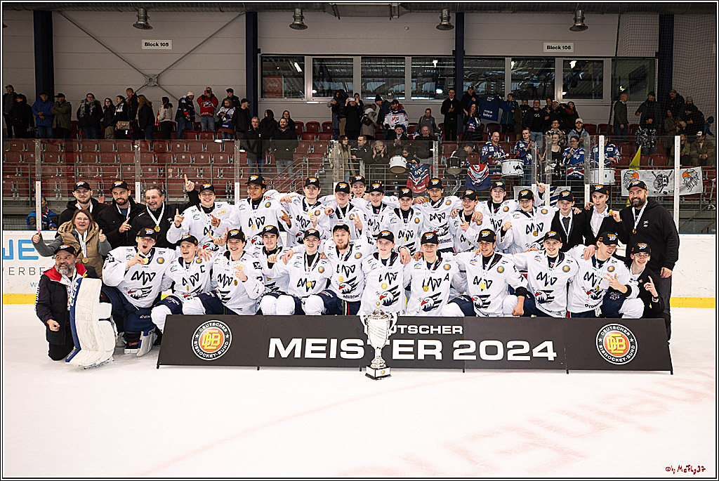 4. Finale Spiel U17 Kölner Junghaie - Jungadler Mannheim 1:5, 21.04.2024