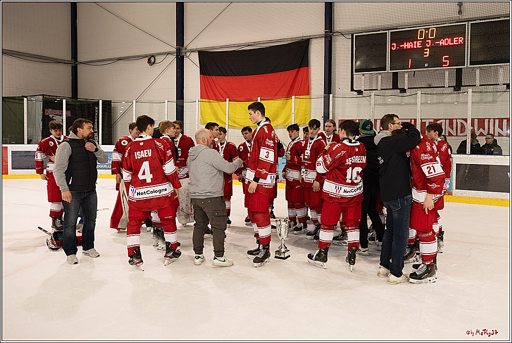 4. Finale Spiel U17 Kölner Junghaie - Jungadler Mannheim 1:5, 21.04.2024