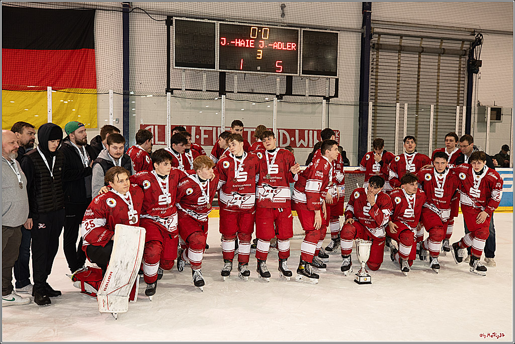 4. Finale Spiel U17 Kölner Junghaie - Jungadler Mannheim 1:5, 21.04.2024