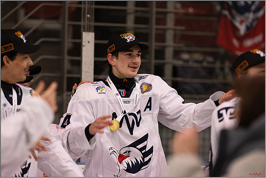 4. Finale Spiel U17 Kölner Junghaie - Jungadler Mannheim 1:5, 21.04.2024