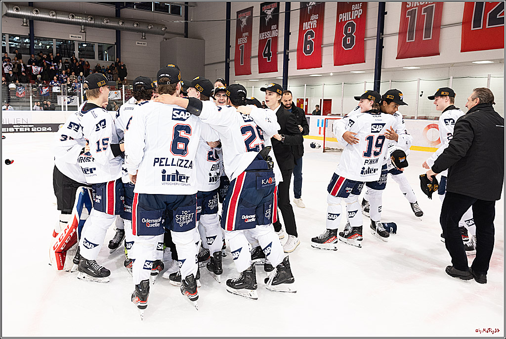4. Finale Spiel U17 Kölner Junghaie - Jungadler Mannheim 1:5, 21.04.2024
