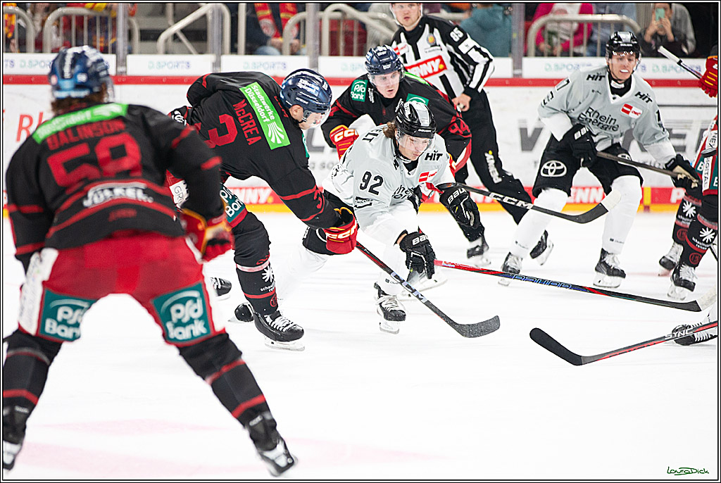 PENNY DEL; Duesseldorfer EG-Koelner Haie; Duesseldorf, 18.10.2024