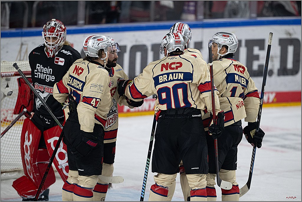 PENNY DEL 1; Kölner Haie - Nürnberger Ice Tigers; Köln, 26.11.2024
