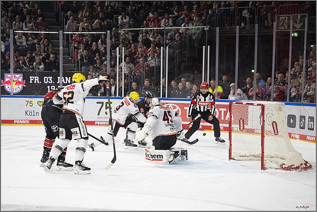 PENNY DEL 1; Kölner Haie - Löwen Frankfurt; Köln, 30.12.2024