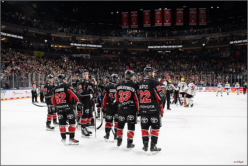 PENNY DEL 1; Kölner Haie - Löwen Frankfurt; Köln, 30.12.2024