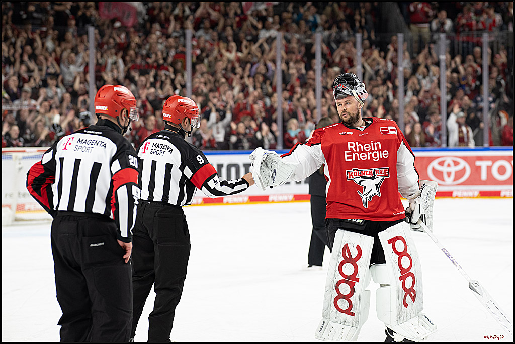 PENNY DEL 1 - Playoff Halbfinale; Kölner Haie - ERC Ingolstadt; Köln, 09.04.2025