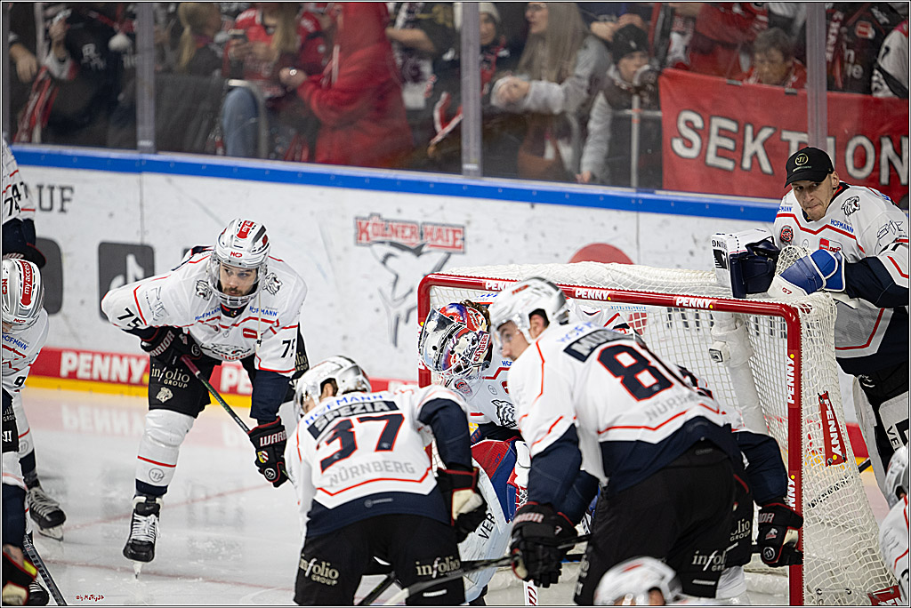PENNY DEL 1; Kölner Haie - Nürnberg Ice Tigers; Köln, 05.12.2025