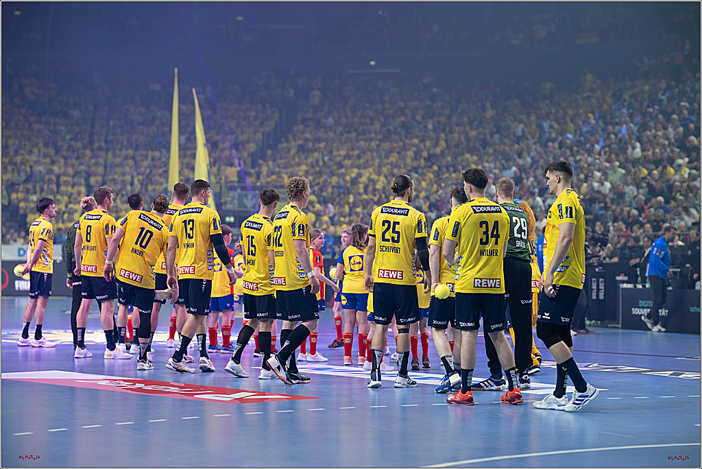 DHB-Pokal Lidl-F4 - THW Kiel - Rhein-Neckar Löwen; Köln, 12.04.2025