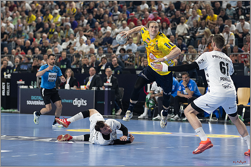 DHB-Pokal Lidl-F4 - THW Kiel - Rhein-Neckar Löwen; Köln, 12.04.2025