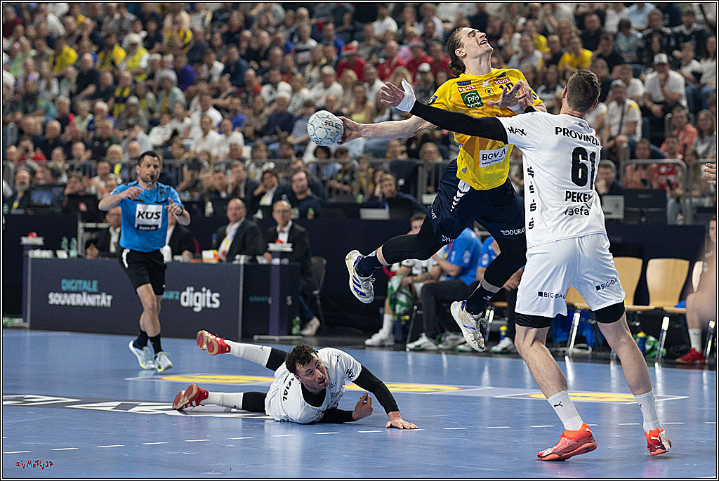 DHB-Pokal Lidl-F4 - THW Kiel - Rhein-Neckar Löwen; Köln, 12.04.2025