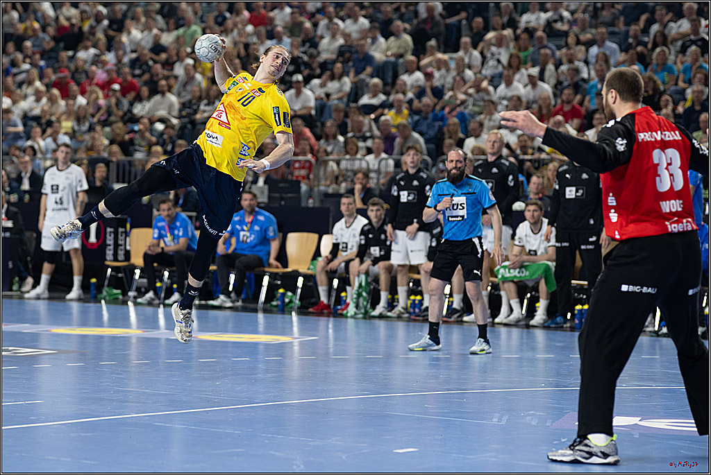 DHB-Pokal Lidl-F4 - THW Kiel - Rhein-Neckar Löwen; Köln, 12.04.2025