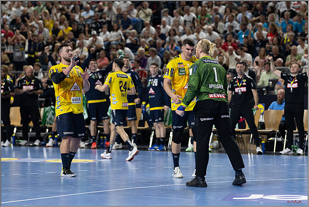 DHB-Pokal Lidl-F4 - THW Kiel - Rhein-Neckar Löwen; Köln, 12.04.2025