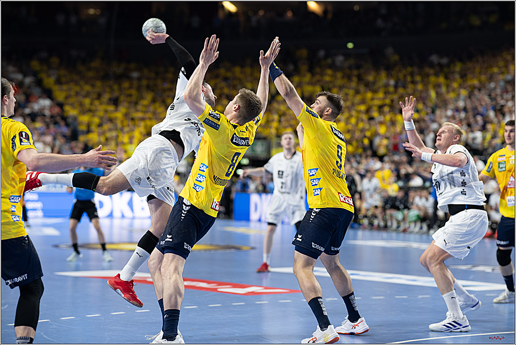 DHB-Pokal Lidl-F4 - THW Kiel - Rhein-Neckar Löwen; Köln, 12.04.2025