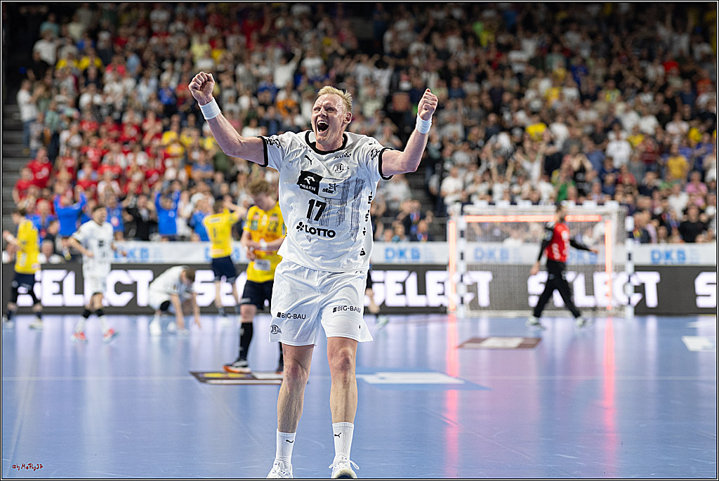 DHB-Pokal Lidl-F4 - THW Kiel - Rhein-Neckar Löwen; Köln, 12.04.2025