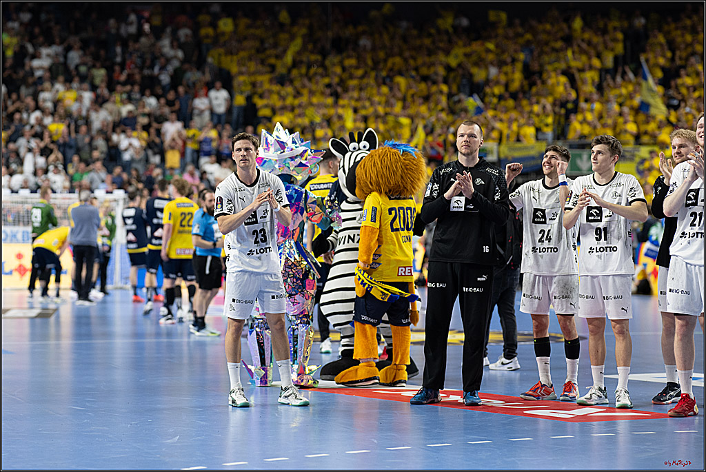 DHB-Pokal Lidl-F4 - THW Kiel - Rhein-Neckar Löwen; Köln, 12.04.2025