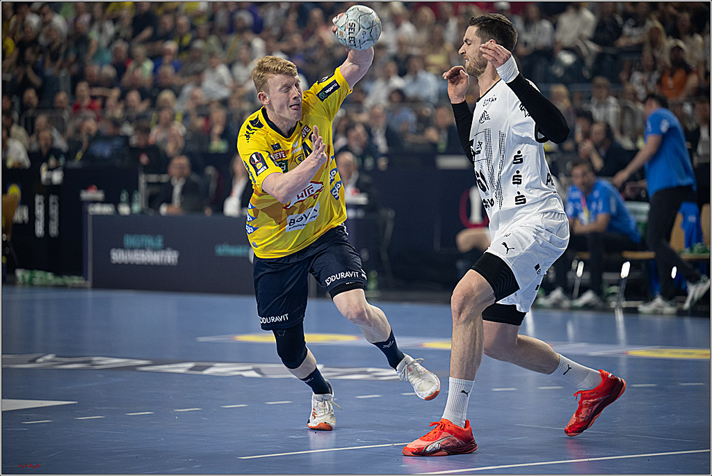 DHB-Pokal Lidl-F4 - THW Kiel - Rhein-Neckar Löwen; Köln, 12.04.2025