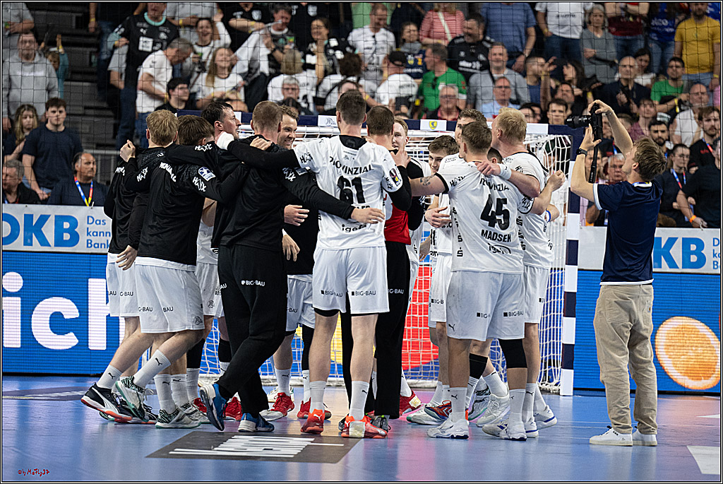 DHB-Pokal Lidl-F4 - THW Kiel - Rhein-Neckar Löwen; Köln, 12.04.2025