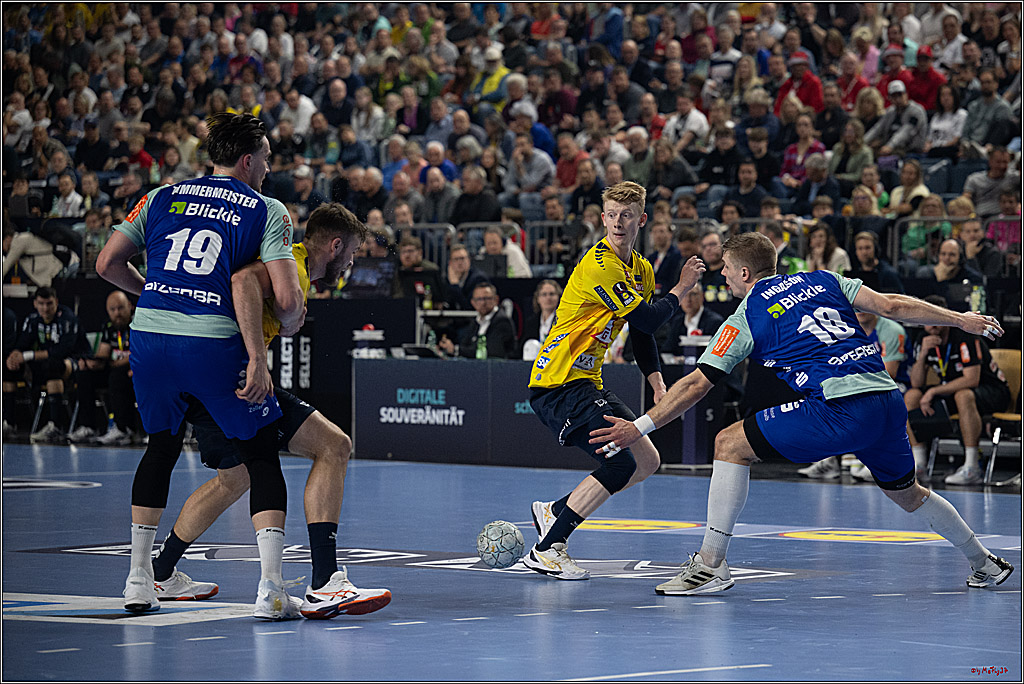 DHB-Pokal Lidl-F4  Spiel um 3. Platz - Rhein-Neckar Löwen - HBW Balingen-Weilstetten; Köln, 13.04.2025