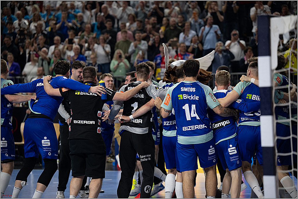 DHB-Pokal Lidl-F4  Spiel um 3. Platz - Rhein-Neckar Löwen - HBW Balingen-Weilstetten; Köln, 13.04.2025