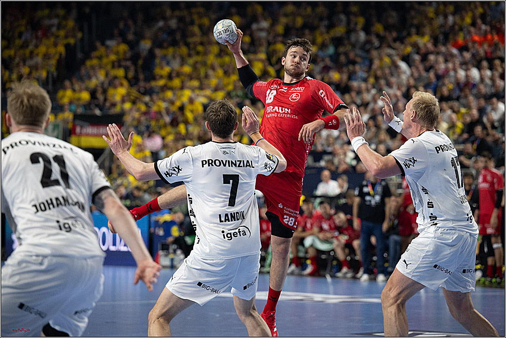 DHB-Pokal Lidl-F4  Finale - THW Kiel - MT Melsungen; Köln, 13.04.2025