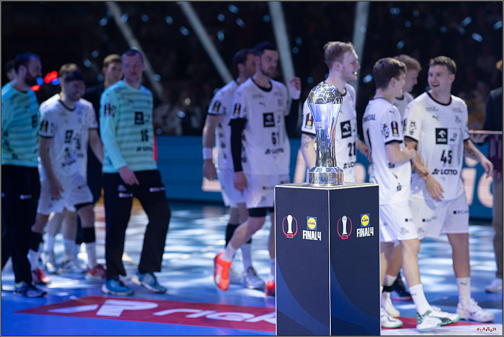 DHB-Pokal Lidl-F4  Finale - THW Kiel - MT Melsungen; Köln, 13.04.2025
