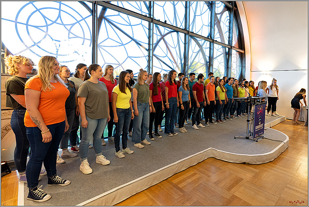 Jugendchor St. Stephan Empfang der Stadt Köln zu Basketball-EM; Köln, 02.09.2022
