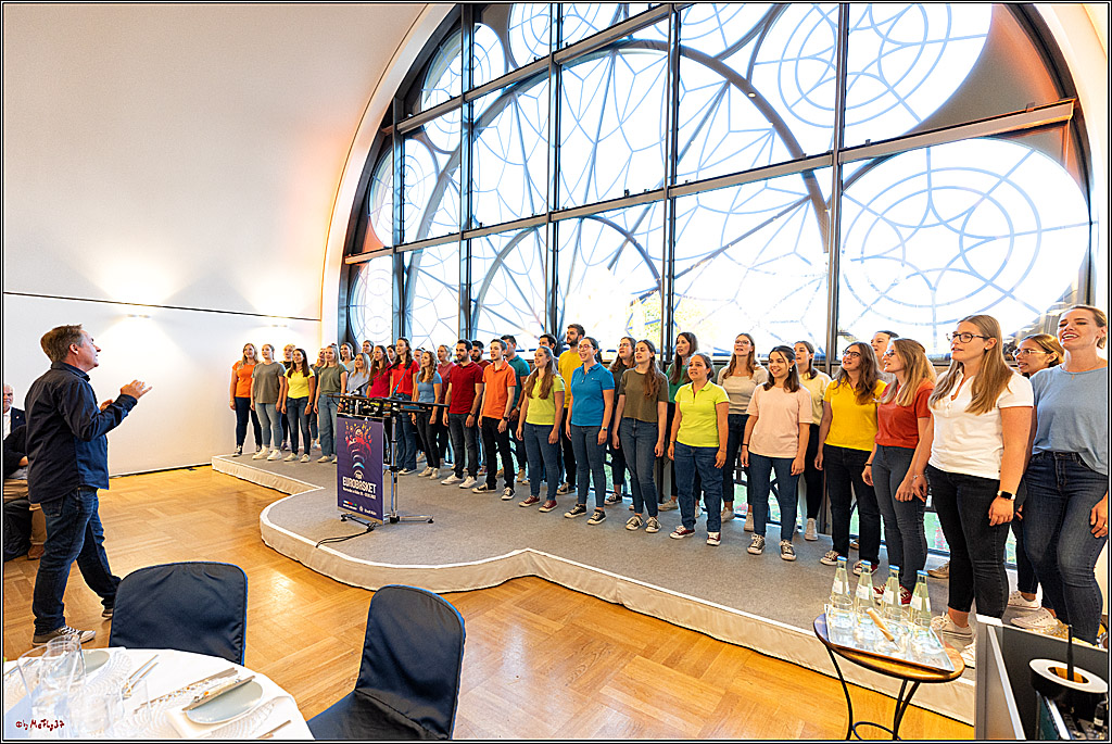Jugendchor St. Stephan Empfang der Stadt Köln zu Basketball-EM; Köln, 02.09.2022