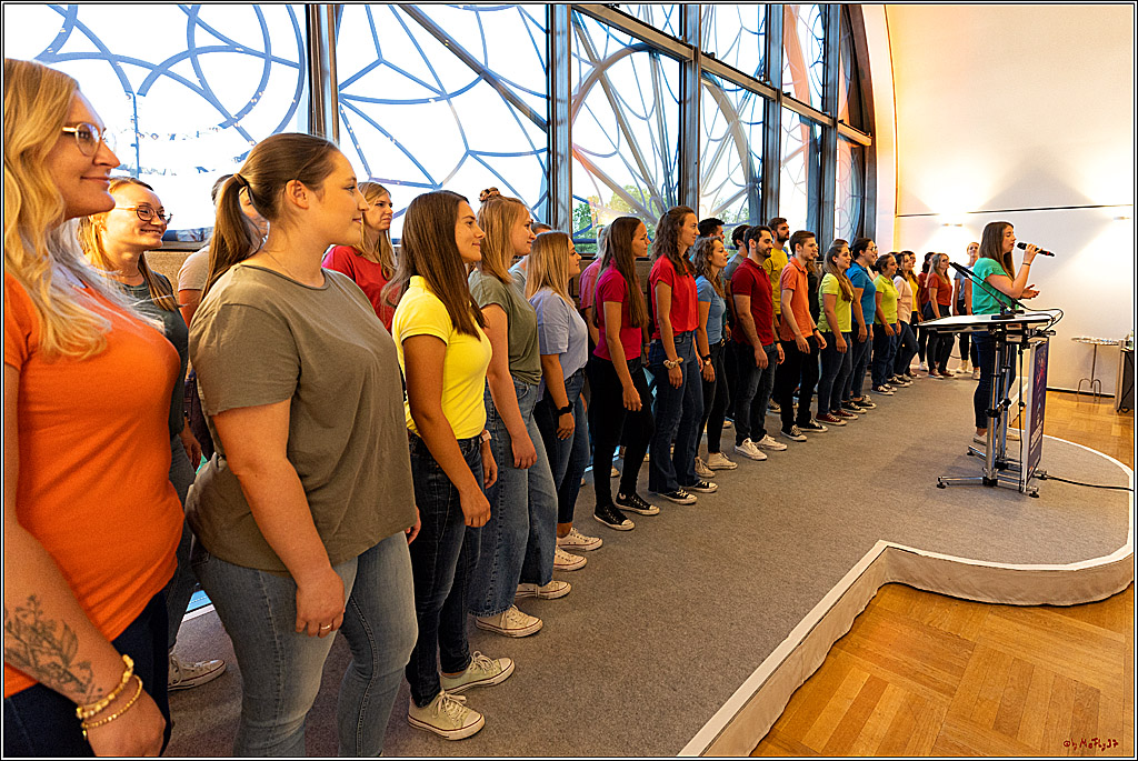 Jugendchor St. Stephan Empfang der Stadt Köln zu Basketball-EM; Köln, 02.09.2022