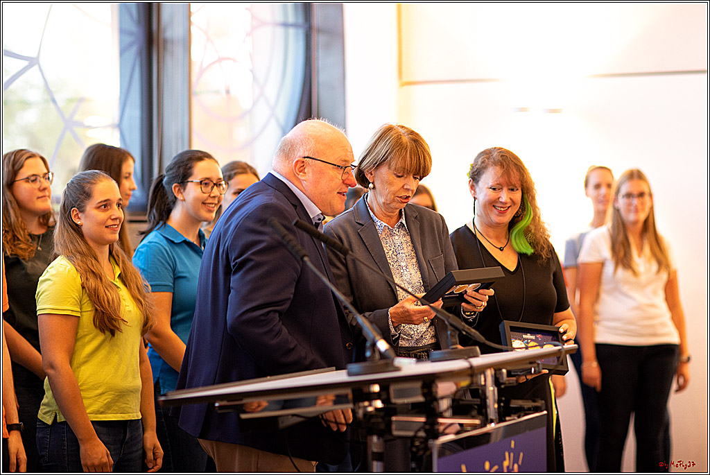 Jugendchor St. Stephan Empfang der Stadt Köln zu Basketball-EM; Köln, 02.09.2022