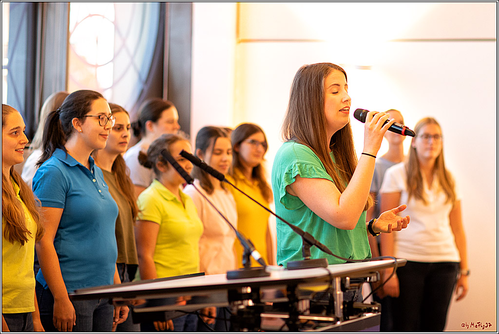 Jugendchor St. Stephan Empfang der Stadt Köln zu Basketball-EM; Köln, 02.09.2022