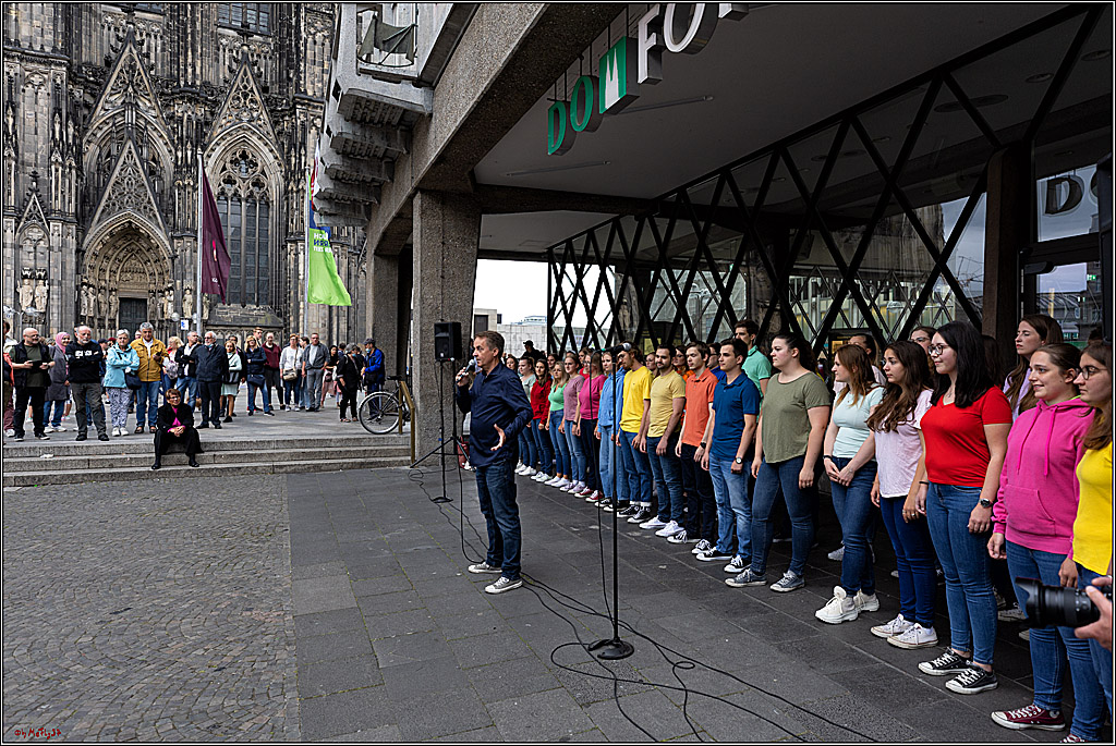 Open-Air-Benefizsingen am Kölner Dom, 10.07.2022