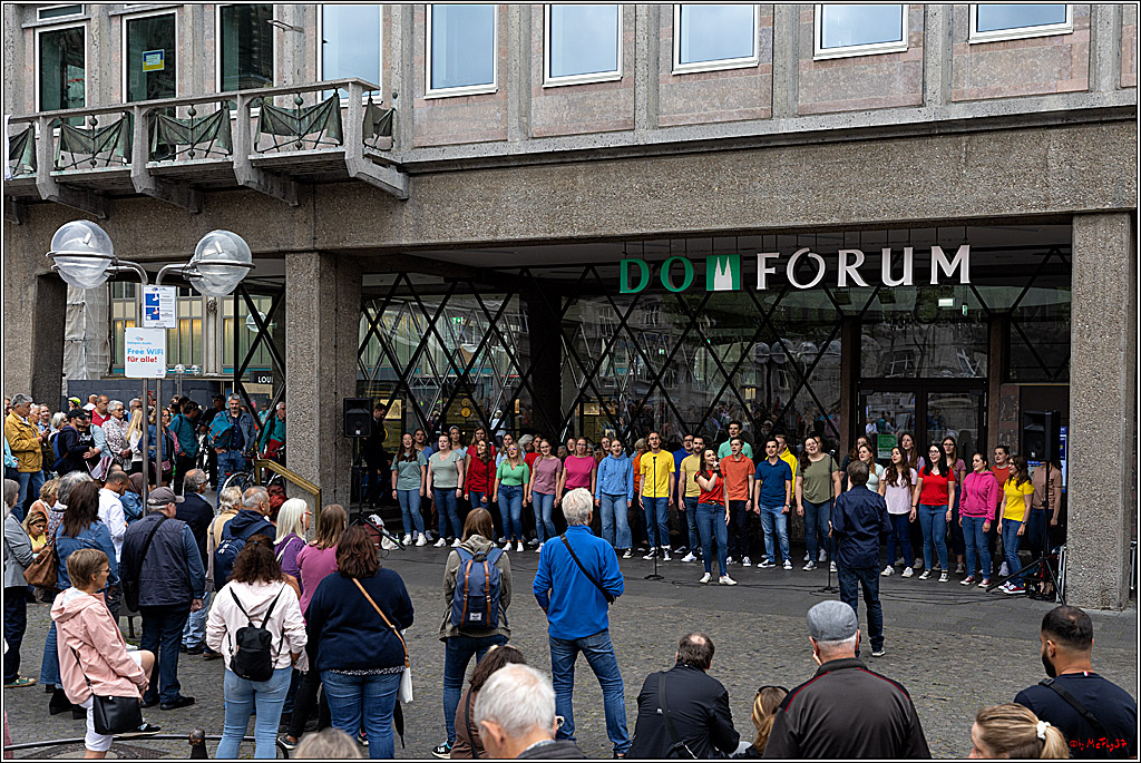 Open-Air-Benefizsingen am Kölner Dom, 10.07.2022