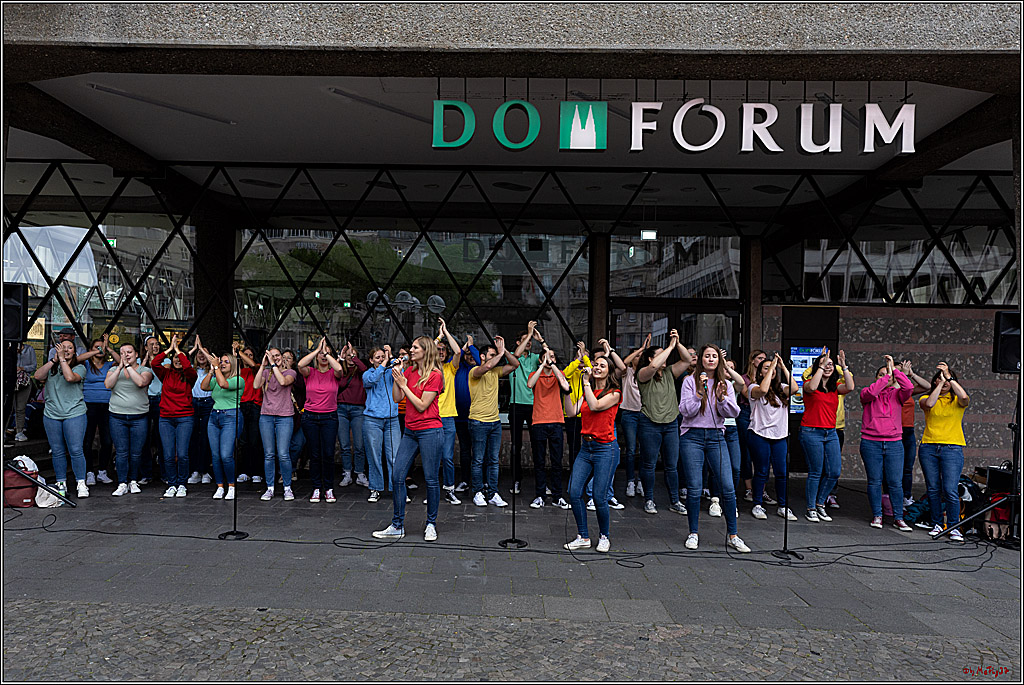 Open-Air-Benefizsingen am Kölner Dom, 10.07.2022